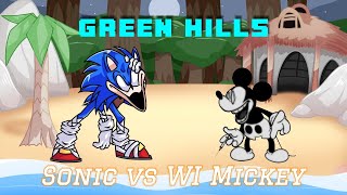 Green Hills | Sonic vs WI Mickey | Cover Playable