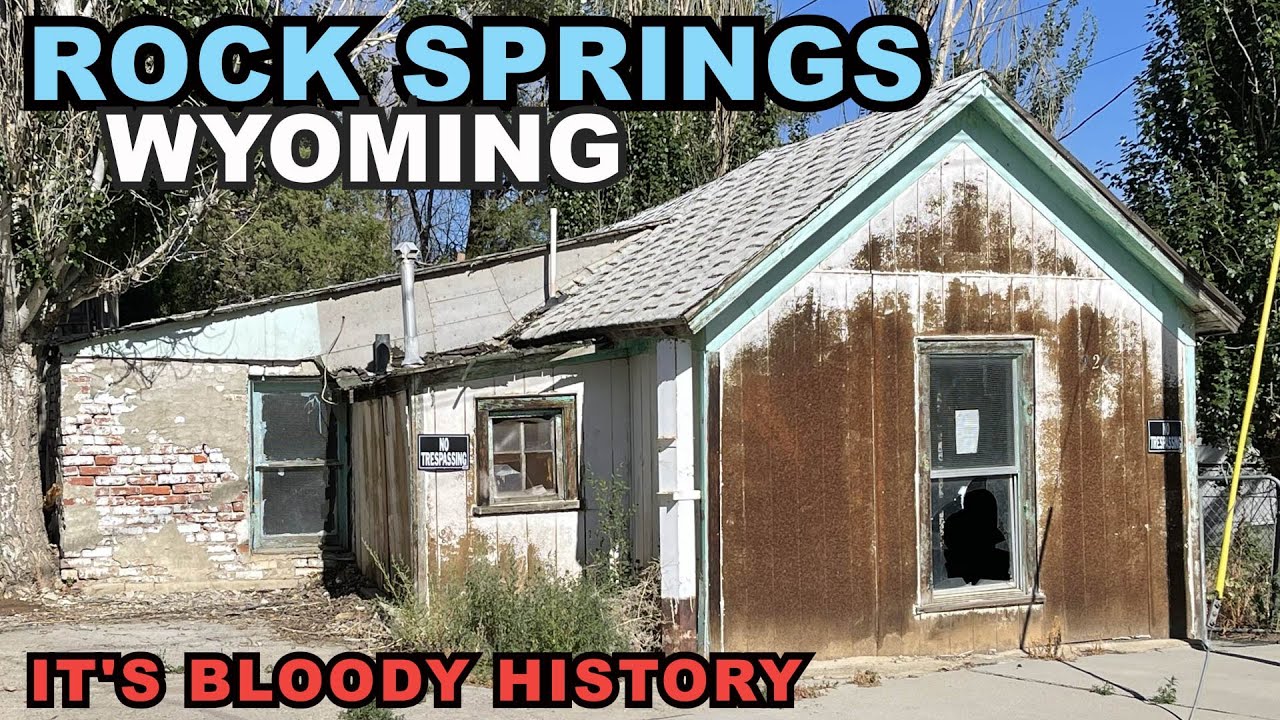 ACROSS WYOMING Back Roads Drive to ROCK SPRINGS Site Of One Of