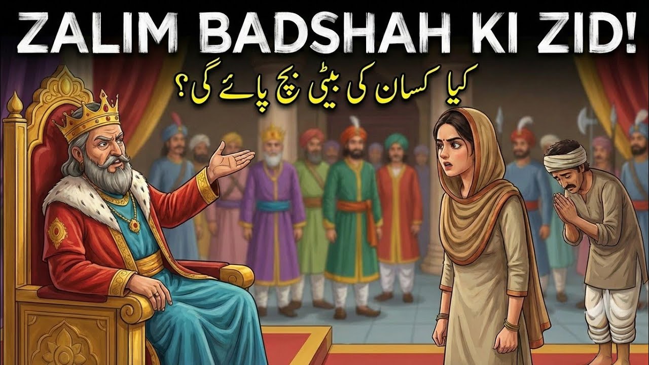 Zalim Badshah Aur Kisan Ki Beti | Moral Story in Hindi Urdu| badshah ki kahani @sachiKahani 