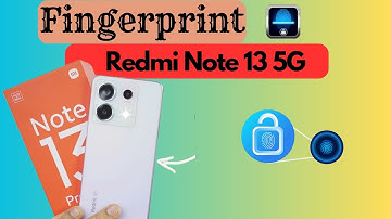 Redmi note 13 5g display fingerprint setting/Redmi note 13 5g display fingerprint screen lock