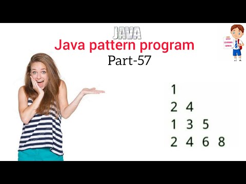 Java pattern program tutorial part 57 Easy Learning Genius