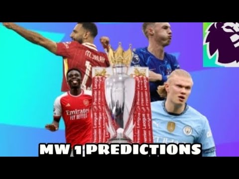 Matchweek 1 Predictions Premier League 25 26