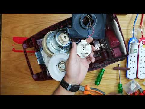 إصلاح توصيل التيار لمجموعه لم السلك للمكنسه الكهربائية    