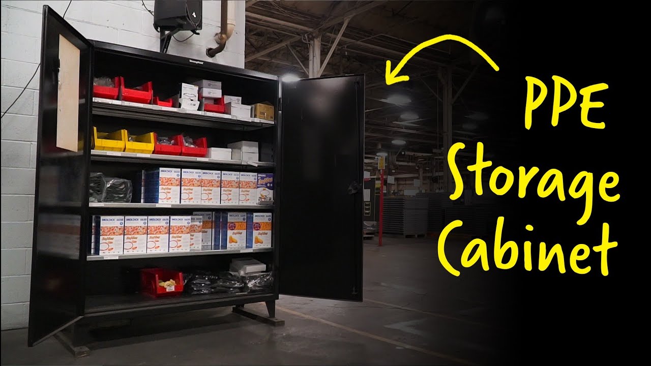 Ppe Storage Cabinet Strong Hold You