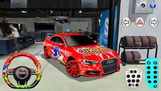 New Sonic Car Audi Racing Garage - 3d Driving Class android game play video || Car Game #cargame screenshot 2