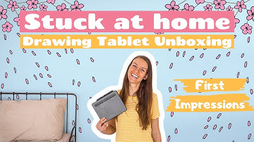 Wacom Intuos S - Unboxing, Speed Drawing & Photo Editing | Stuck at Home Ep. 6 | Kipamojo Vlog