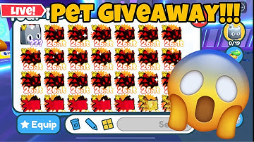 🔴Pet Simulator X Giveaways LIVE!!!!! NEW Axolotl Update!! New Pets!!!🌊