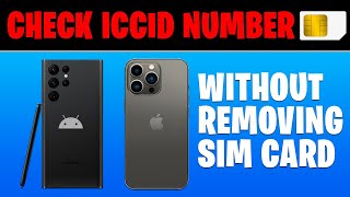 How to find SIM Card Number ICCID Without Removing Sim Card (iPhone & Android) screenshot 5