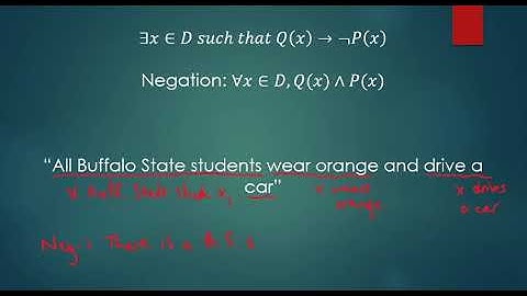 Discrete Mathematics - Negation of Quantified Statements Examples