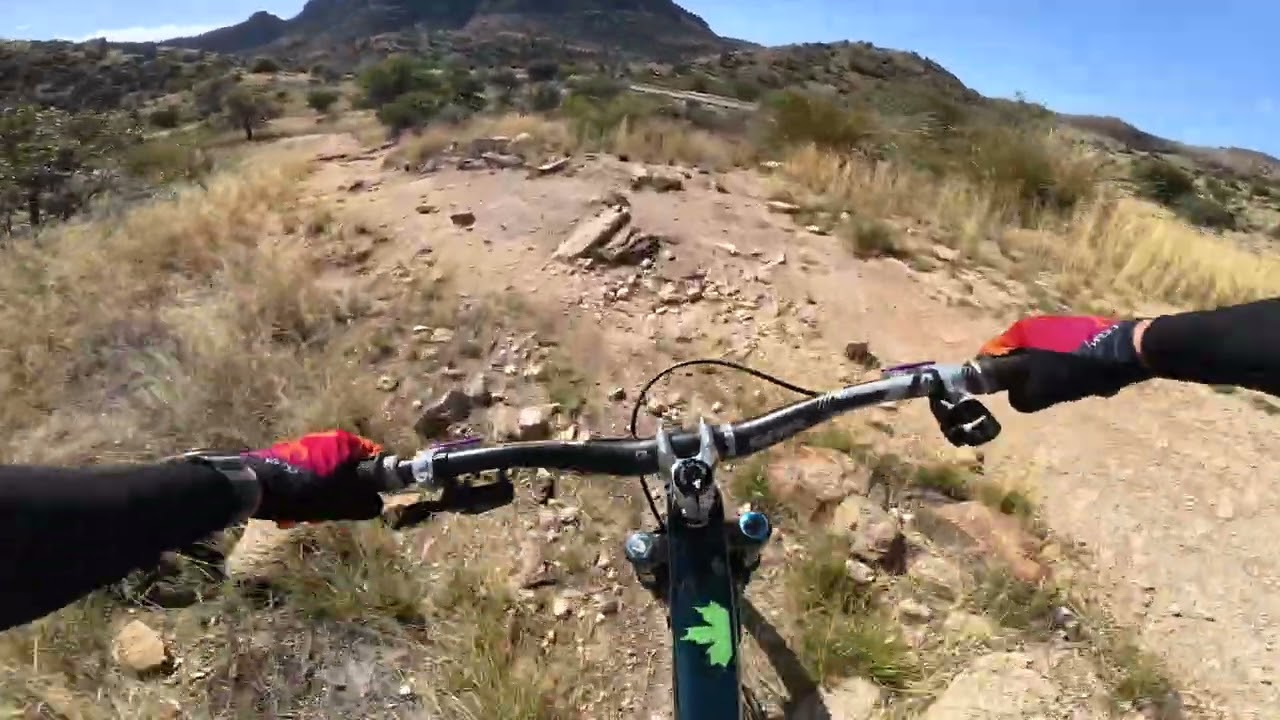 Half lemon drop. Bug Springs to La Milagrosa mtb