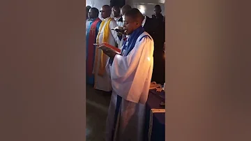 Memorial service of Bishop T.S Sindi Preacher Rev Madiba Yemyem