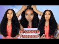 100% recommend! 5*5 HD BlendAway Fluffy Water Wave Texture Glueless Install FT Klaiyi Hair