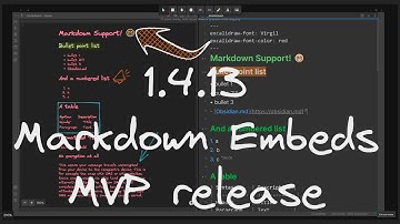 Markdown Embeds with Excalidraw Obsidian - MVP release (1.4.13)