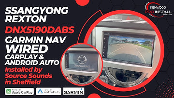 Modern Car Audio Upgrade SsangYong Rexton DNX5190DABS Navi , CarPlay