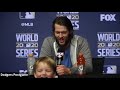 2020 World Series: Clayton Kershaw happy to make children proud