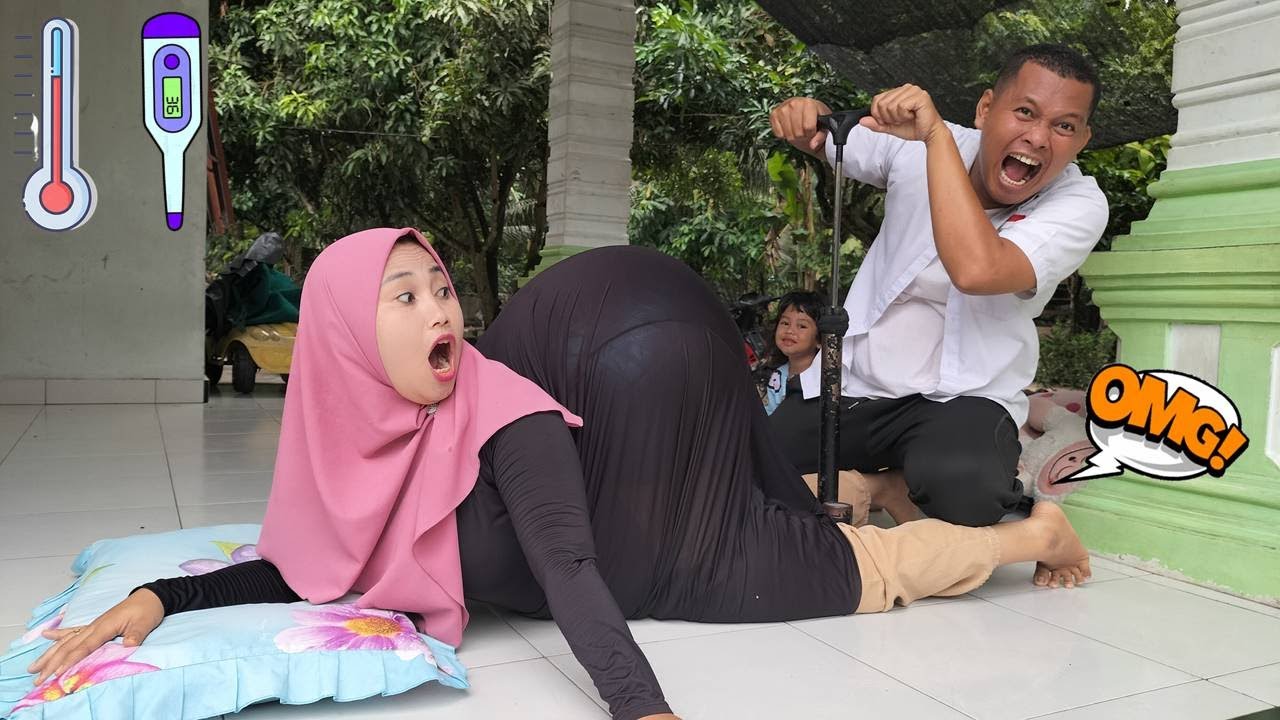 Drama Lucu 😂😍😘 Ibu Hamil Melahirkan Di Pompa Sampai Buncit