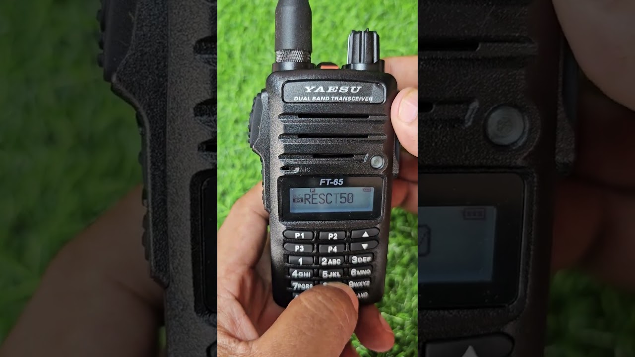 วิธีตั้งความถี่เป็นชื่อ Name Yaesu FT65