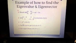 Eigenvector project part 2