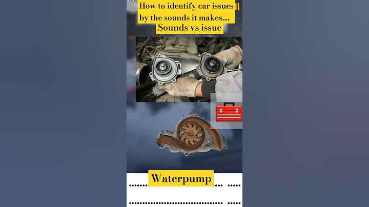 How to identify car issues through sounds...tips and hints..learn more.