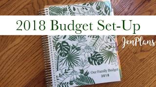 BUDGET PLANNER | 2018 Budget Planner Set-Up in my Erin Condren Monthly