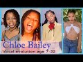 ||Chloe x Halle|| Chloe Bailey Vocal Evolution: Age 7-22 #chloexhalle