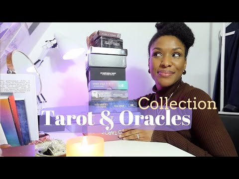 Ma collection de jeux de Tarot et Oracles, mes préférés