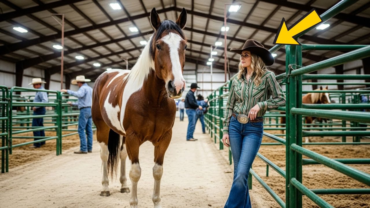 NADIE QUISO AL“CABALLO FEO” EN LA SUBASTA—HASTA QUE LA HIJA DEL GRANJERO NOTÓ LO QUE TODOS IGNORARON