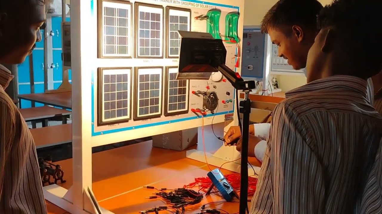 Grouping of solar cell practical 