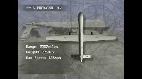 MQ-1 Predator UAV Visualization 3D Animation