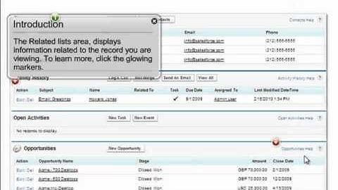 Navigating Record detail, related lists, look-up hover, hover links