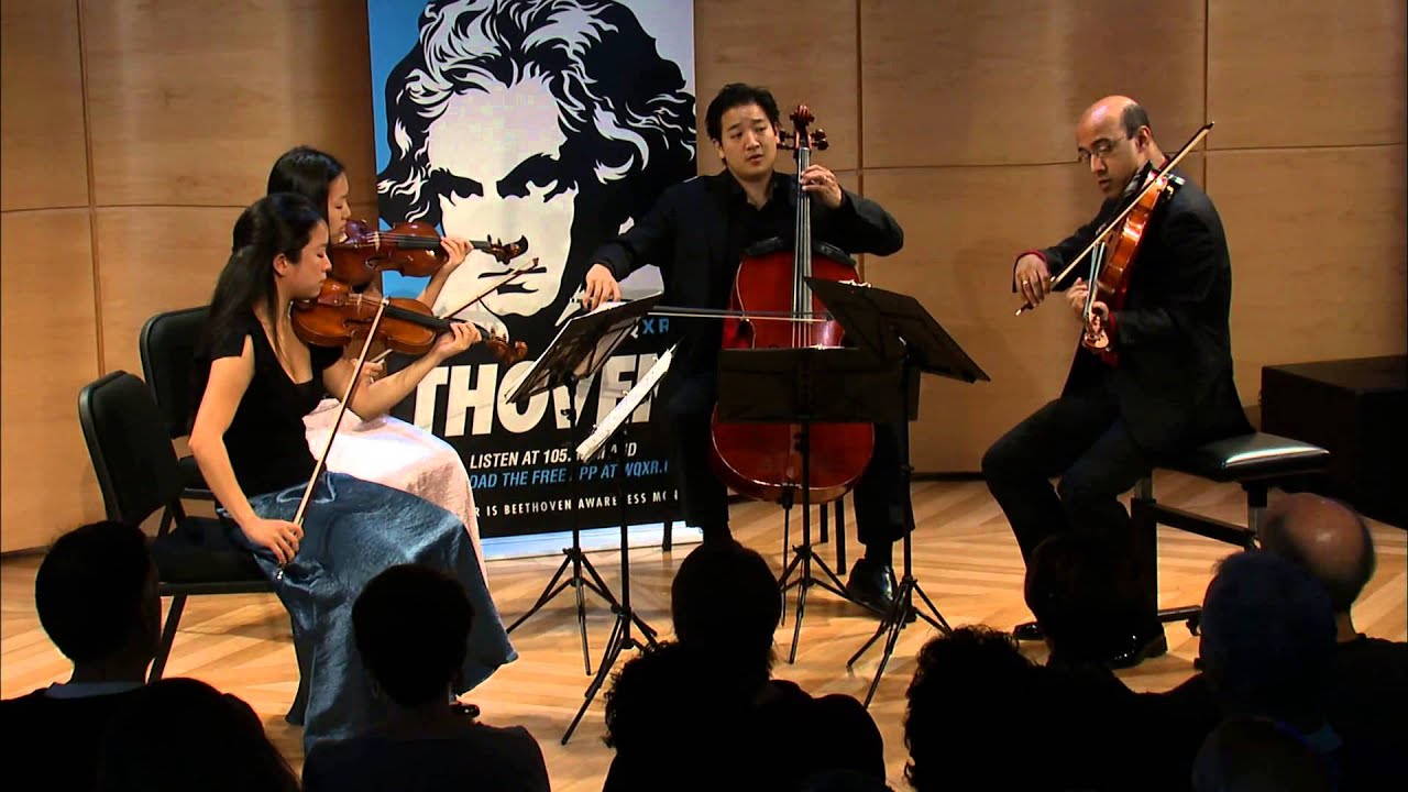 Beethoven's String Quartet No. 1 in F Major, Live in The Greene Space
