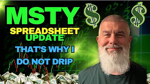 MY PLAN for MSTY & My Spreadsheet UPDATE