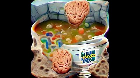 "Brain soup" - CLIP+VQGAN (Text-to-Image)  #pollinations #generative #art #machinelearning