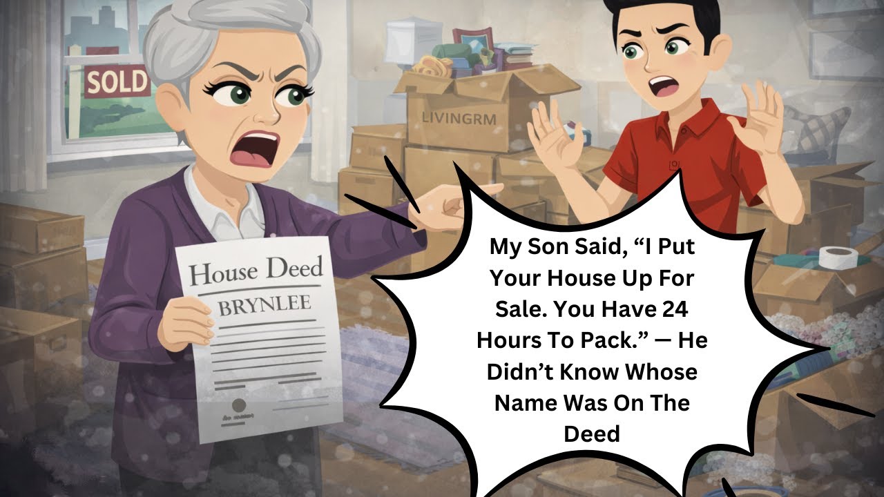 My Son Said, “I Put Your House Up For Sale. You Have 24 Hours To Pack.” — He Didn’t Know Whose...
