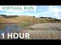 Virtual Running Video 1 Hour | Virtual Running Videos For Treadmill 4K | Virtual Run Beach