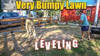 Leveling a VERY Bumpy Lawn