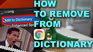 How to remove a word from Chrome