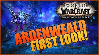 2-Handed Frost DK Looking Good in Shadowlands! - WoW 9.0 Beta Ardenweald Zone (First Look)