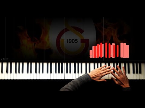 Aslan Kral - Galatasaray Marşı - HARD - Piano Tutorial by VN