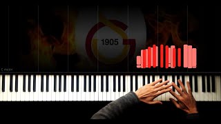 Aslan Kral - Galatasaray Marşı - HARD - Piano Tutorial by VN Resimi