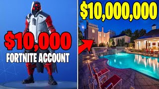 SON OF MULTI-MILLIONAIRE GIVES ME HIS FORTNITE ACCOUNT! (HE BOUGHT SO MANY SKINS!)