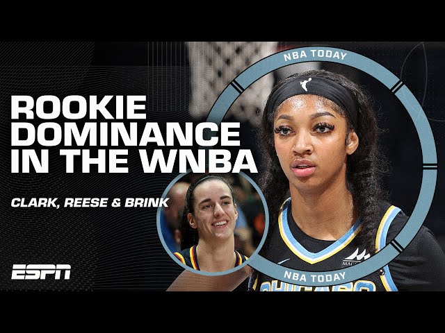 SUPER ROOKIES 🤩 Caitlin Clark, Angel Reese & Cameron Brink putting on a SHOW in the WNBA | NBA Today class=