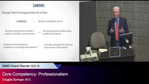 "Core Competency: Professionalism,...  Douglas Spr...