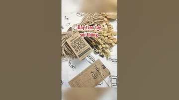 Dây treo tag Sợi Thừng #label #xuhuongyoutube #handmade #aliprint #machine #mac #daytreotag #tag
