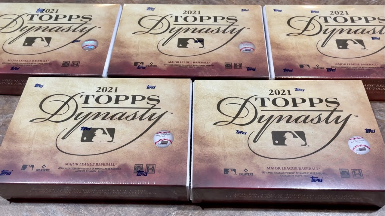 😳$500 PER CARD?!  NEW RELEASE! 2021 TOPPS DYNASTY!