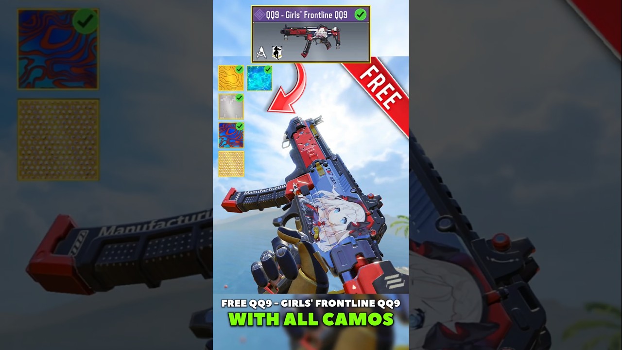 Free QQ9 Girl's Frontline with all camos