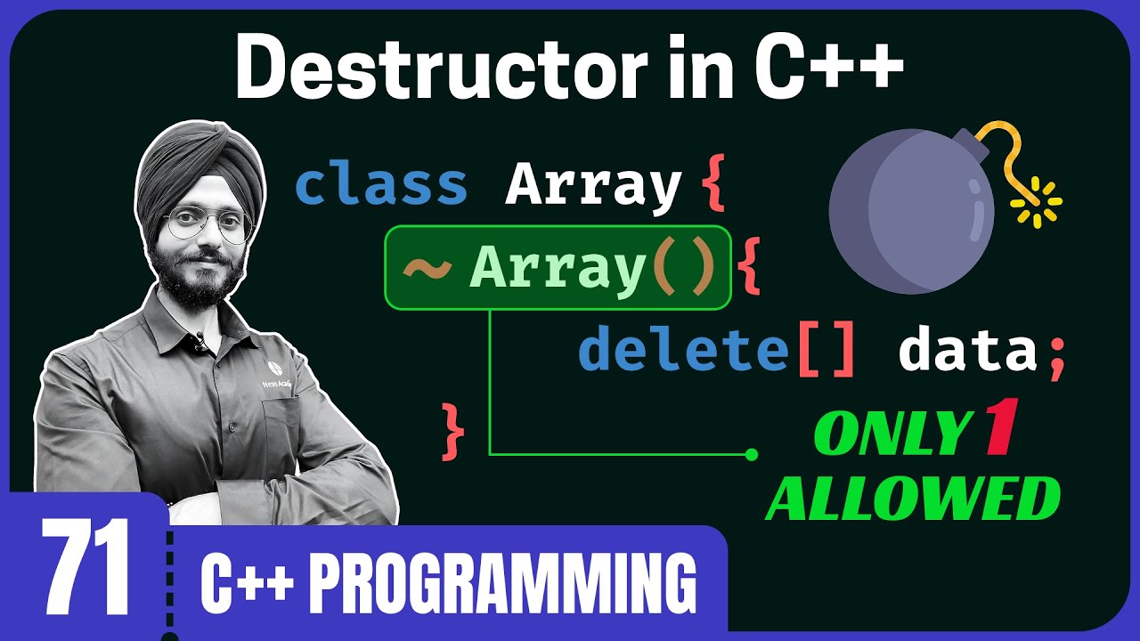 Destructor in C++