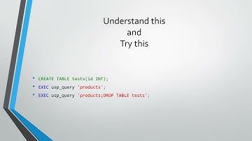 Mostly:Dynamic SQLStored Procedure Trigger Cursor Function