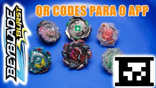 Olá Bladers deixamos aqui algums codigos QR do APP Beyblade Burst.