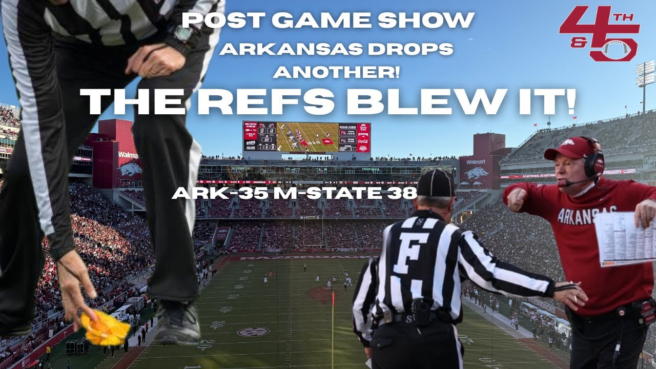THE HEARTBREAK HOGS. ARK VS M-STATE POST GAME